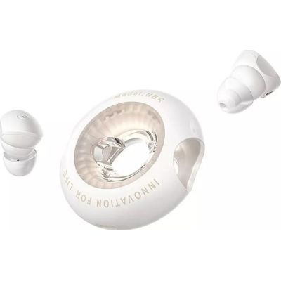 2. Vention Donut-förmige kabellose In-Ear-Kopfhörer mit Bluetooth 5.3, IPX4, Weiß