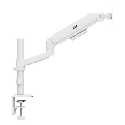 5. ERGO Büromonitorhalterung mit Gasfeder, 17"-32", 1-10 kg, mattweiß, max. VESA 100x100, ER-691 W