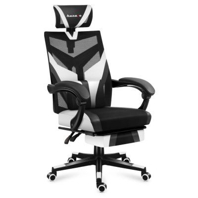 7. Huzaro Combat 5.0 Weißer Gaming-Stuhl