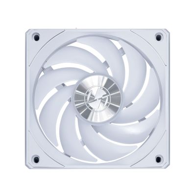 3. Lian Li UNI FAN CL Kabelloser Ventilator, 3er-Pack – 120 mm, Weiß