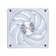 3. Lian Li UNI FAN CL Kabelloser Ventilator, 3er-Pack – 120 mm, Weiß
