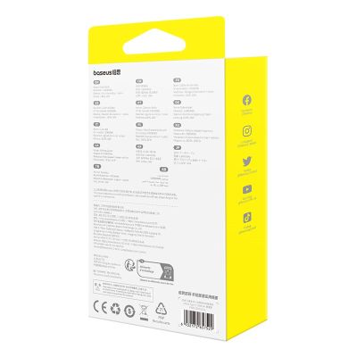 8. Baseus Flash 2 USB-auf-USB-C-Kabel 100 W 2 m (Schwarz)