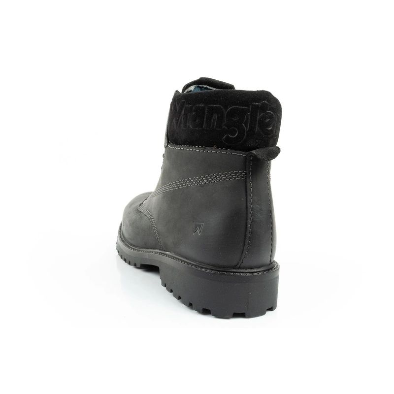 5. Wrangler Arch Herrenschuhe Chelsea Boots elegante Stiefeletten Naturleder Schwarz