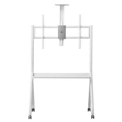16. MACLEAN TV-STÄNDER / TROLLEY, KAMERAABREGAL, AUF ROLLEN, 55-100", MAX. BELASTUNG 120 KG / 10 KG ABLAGE, MAX. VESA 900X600 MC-114