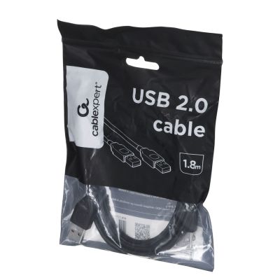 6. GEMBIRD CCP-USB2-AMAM-6 Kabel (USB 2.0 Typ A Stecker – USB 2.0 Typ A Stecker; 1,8 m; schwarz)