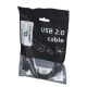 6. GEMBIRD CCP-USB2-AMAM-6 Kabel (USB 2.0 Typ A Stecker – USB 2.0 Typ A Stecker; 1,8 m; schwarz)