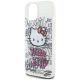 6. Hello Kitty IML Kitty On Bricks Graffiti Hülle für iPhone 15 – weiß