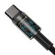 11. Baseus CATWJ-01 USB-C – USB-C PD QC-Kabel 100 W 5 A 1 m – schwarz