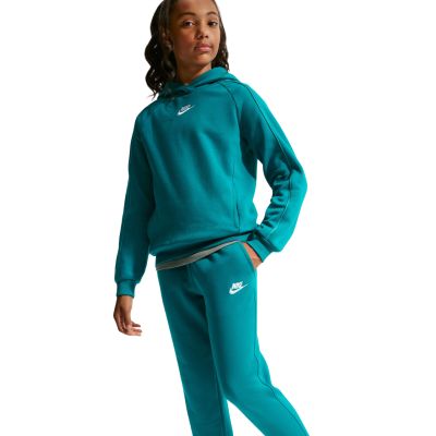 5. Nike Sportswear Club Fleece Kinder-Trainingsanzug Grün HQ9318 372