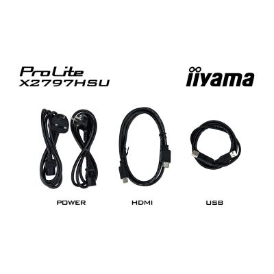 3. iiyama ProLite X2797HSU-B1 Computermonitor 68,6 cm (27") 1920 x 1080 px Full HD LED Schwarz