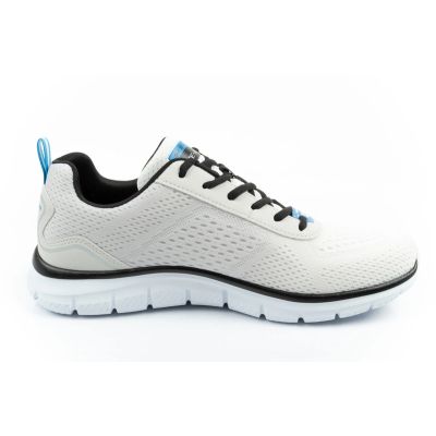 4. Skechers Herren-Sportschuhe Track-Ripkent, bequem, leicht, modisch, ecru