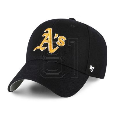 47 Brand Oakland Athletics Erhabene B-Kappe-MVP18WBV-BKG