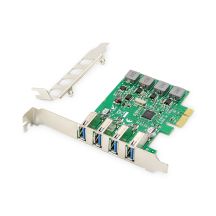 Digitus USB 3.0 PCI Express Erweiterungskarte, 4 Anschlüsse
