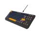 7. GENESIS THOR 230 TKL Gaming-Tastatur USB + RF Wireless + Bluetooth QWERTY Schwarz, Blau, Grau, Orange