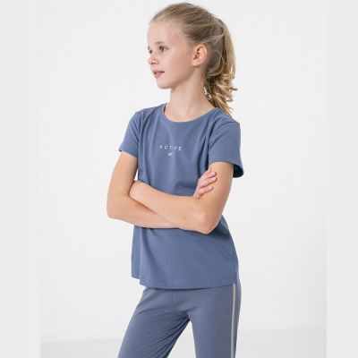 3. T-Shirt 4F Jr HJZ22-JTSD002 32S