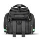 8. Rockbros A6-03BK Fahrradtasche für Kofferraum 35 l mit ausklappbaren Taschen – Schwarz