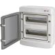 Kunststoff-Schaltschrank NT 24M 2x12M IP65 IK07 384x319x144, Rauchschutztür, weiß, DIDO 1500VDC