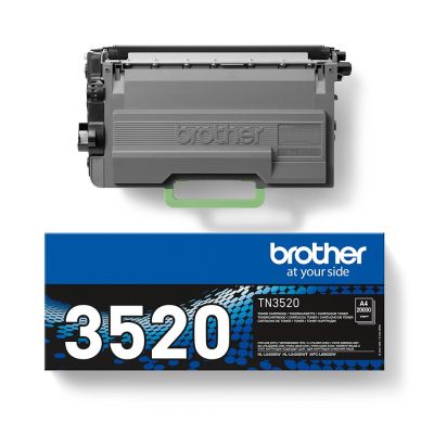 2. Brother TN-3520 Tonerkartusche, 1 Stück, Original Schwarz