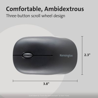 9. Kensington Pro Fit Bluetooth Kompakte Beidhändige Reisemaus