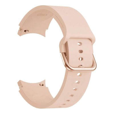 4. Tech-Protect Silikonarmband für Samsung Galaxy Watch 4/5/5 Pro/6/7/FE – Beige