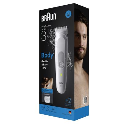 4. Braun Series 3 80789711 Haartrimmer Hellgrau