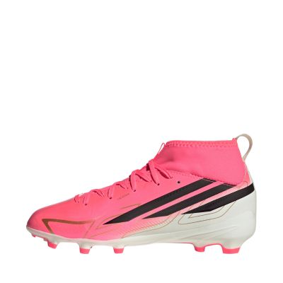 5. Adidas F50 Hyperfast League Mid FG Kinder-Fußballschuhe Pink KK1315