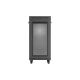 17. LANBERG Bodenschrank 19" 24U 600x600 Schwarz, perforierte Tür, LCD (flach verpackt) V2