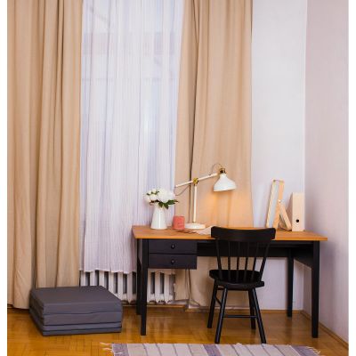 14. Faltbare Gymnastikmatratze, grau, 180 cm Bank