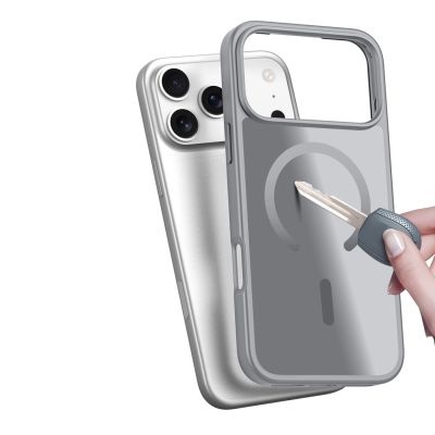 7. Dux Ducis Yind iPhone 17 Pro Max Hülle Kompatibel mit MagSafe - Grau