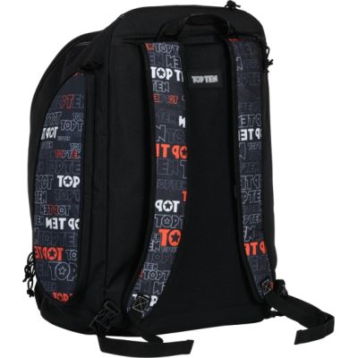2. TOP TEN "BE4" Rucksack, schwarz und rot, 57 cm x 44 cm x 33 cm