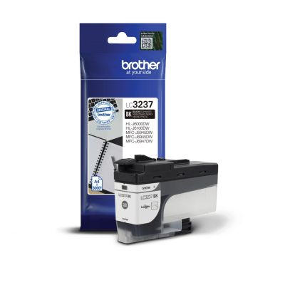 2. Brother LC-3237BK Tintenpatrone, 1 Stück, Original, Standardreichweite, Schwarz