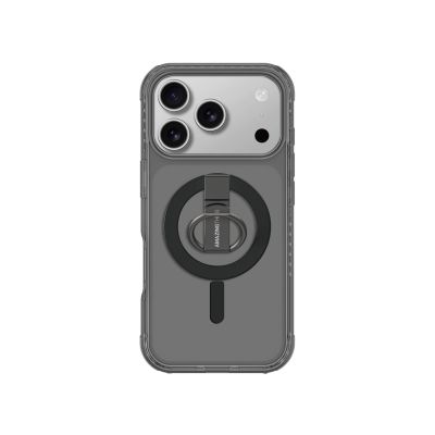 AmazingThing Titan Pro Grip Ring Set Hülle für iPhone 17 Pro, kompatibel mit MagSafe, Schwarz