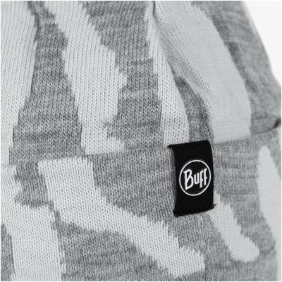 Mütze BUFF KNITTED BEANIE KYRE LEAD GREY – Einheitsgröße