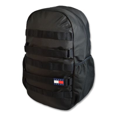 Tommy Hilfiger Skateboard Recycled Urban Tactical Schulrucksack - AM0AM11162-BDS