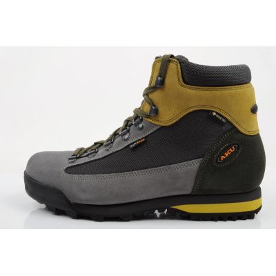 2. Aku Slope GTX Herren-Lederstiefeletten, Grau/Gelb