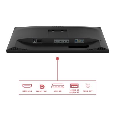 19. AOC Monitor 68,6 cm (27 Zoll) U27E3UF 16:9 2x HDMI+DP+USB 4K Lift