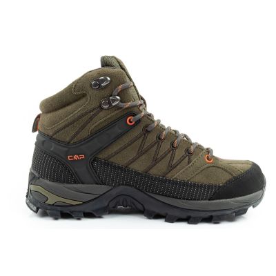 4. CMP Rigel Herren Trekkingschuhe Leder strapazierfähig wasserdicht knöchelhoch oliv