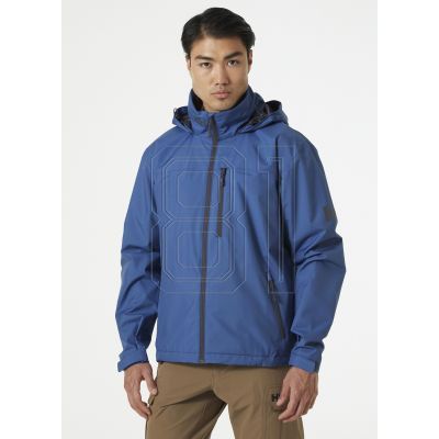 6. Helly Hansen Crew Kapuzenjacke M 33875 636