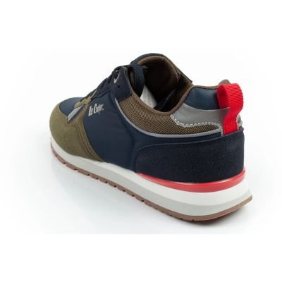5. Lee Cooper Herren-Sneaker, modisch, bequem, strapazierfähig, marineblau, khaki
