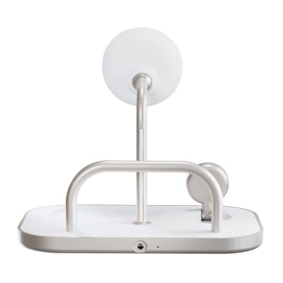 3. ZENS ZEDC29W/00 Ladegerät, für den Innenbereich, Netzanschluss, USB, kabelloses Laden, 1 m, Silber, Weiß