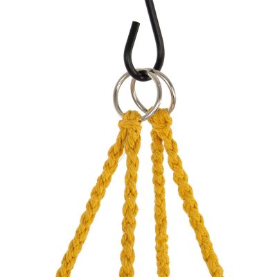 14. Durchbrochene Hängematte, Hängesessel Storchennest 80x60cm mit Honigkissen