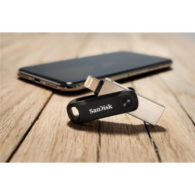 13. SanDisk iXpand GO SDIX60N-128G-GN6NE USB-Stick (128 GB; Lightning, USB 3.0; silber)