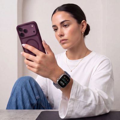4. Tech-Protect Nylon Pro Armband für Apple Watch 44 / 45 / 46 / 49 mm – Navy-Grau