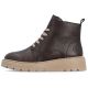 3. Braune Keilstiefeletten aus Leder für Damen, Modell Rieker 70405-25