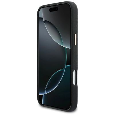 5. Karl Lagerfeld MagSafe Hülle mit Karl-Kopf-Logo für iPhone 17 Pro Max – Schwarz