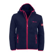 Trollkids Mädchen Mandal Jacke mit Kapuze für Mädchen Marineblau (358-114)
