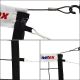 9. Professionelles Volleyballnetz mit Antennen, schwarz IV mlw NETEX