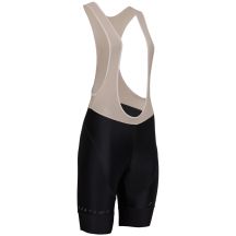 Damen-Radhose mit Sitzpolster und Trägern SILVINI Suela Bib schwarz-beige, 0