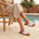 6. Damen-Flip-Flops mit weißem Blumenmuster, Filippo DK7898