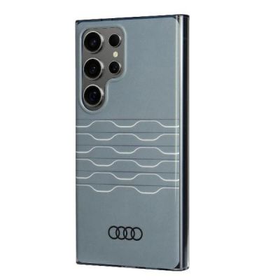3. Audi IML Geometrisches Muster Case S24 Ultra S928 grau/grau Hardcase AU-IMLS24U-A6/D3-GY